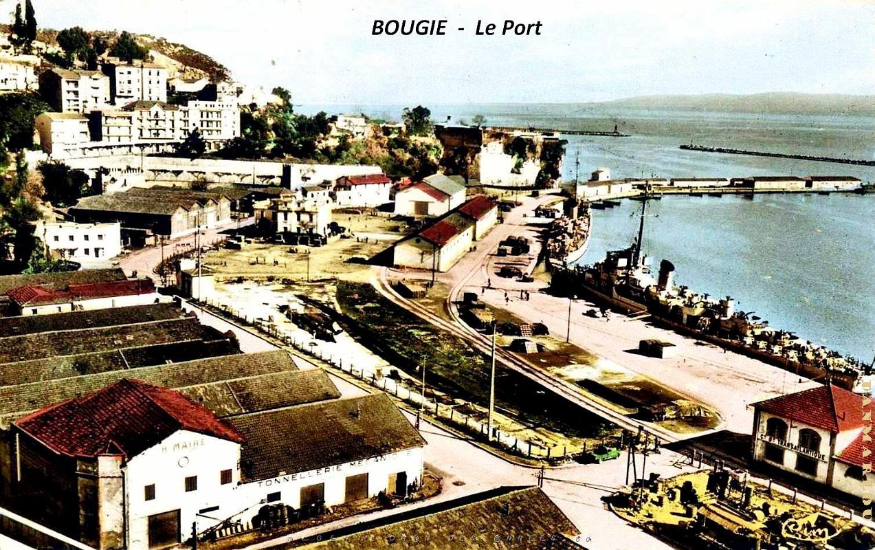 Bougie - Port et Navire de Guerre.jpg